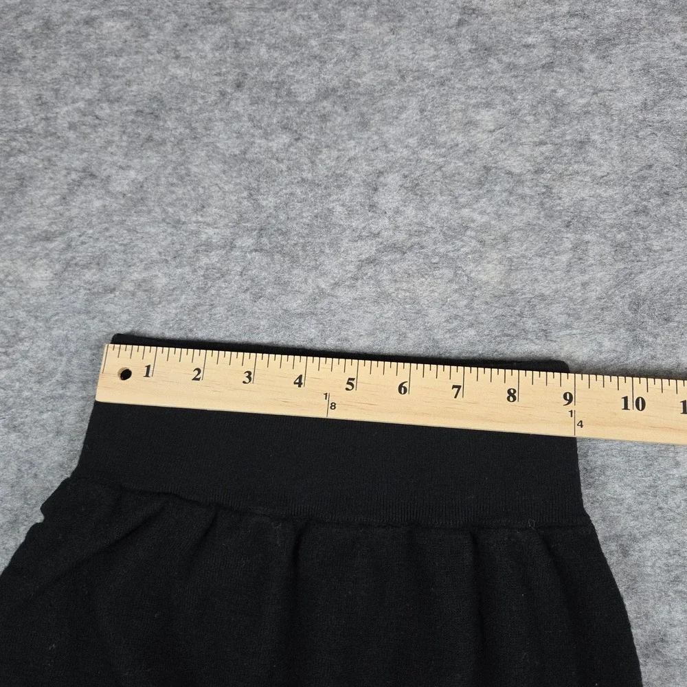T‎ by Alexander Wang Womens Black Ruched Side Drape Knit Mini Skirt